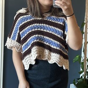 Zara Multicolor Striped Sweater